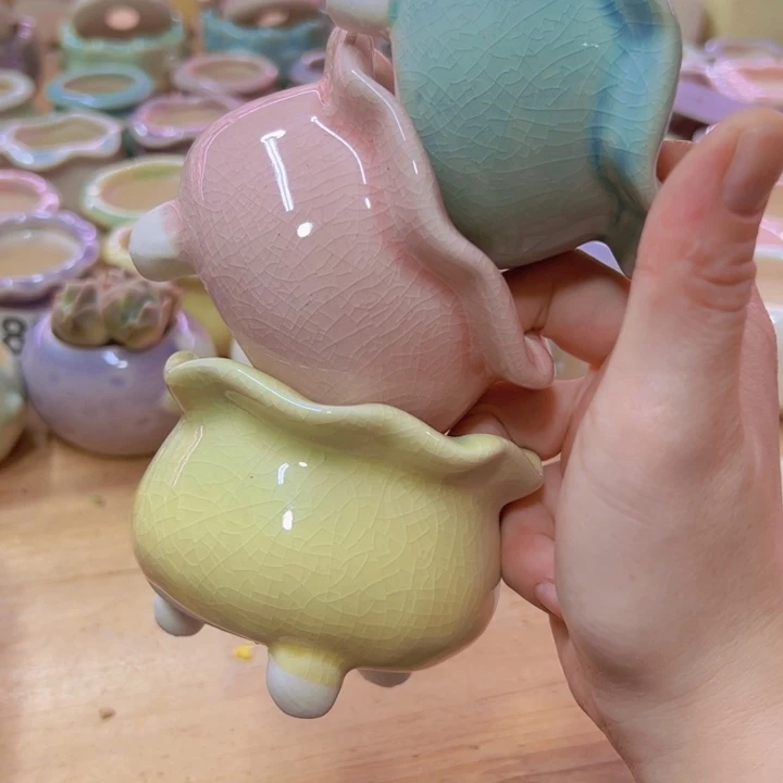 陶瓷花盆当场凑满12包邮