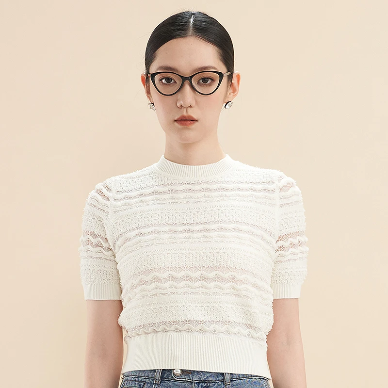 【诗语专属】Caroline春季新款T恤ECRCBD01