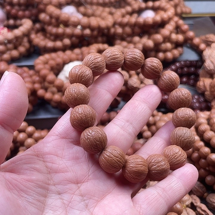 猴头核桃手串1.5麒麟纹同尺