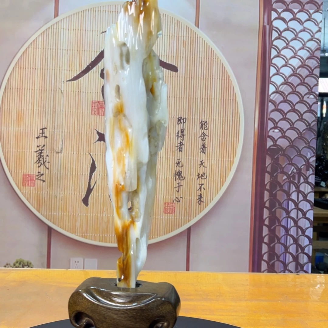 硅化玉（树化玉）未镶嵌摆件