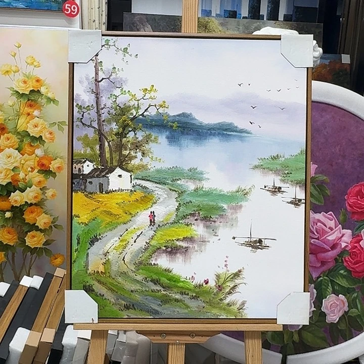 油画油画作品展等活动的大型