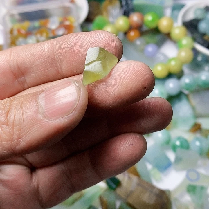 翡翠散珠天然翡翠A货