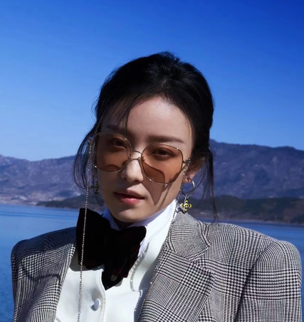 全新未使用 GUCCI/古驰 椭圆形太阳眼镜 倪妮同款【小野专属】