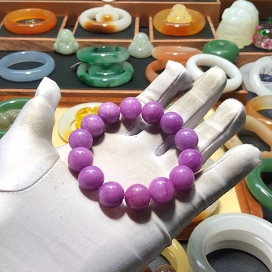 石英质玉（黄龙玉）未镶嵌手镯