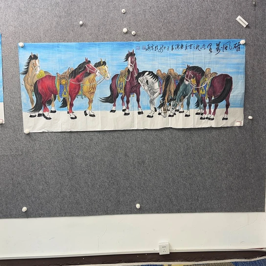 书法作品多次参加