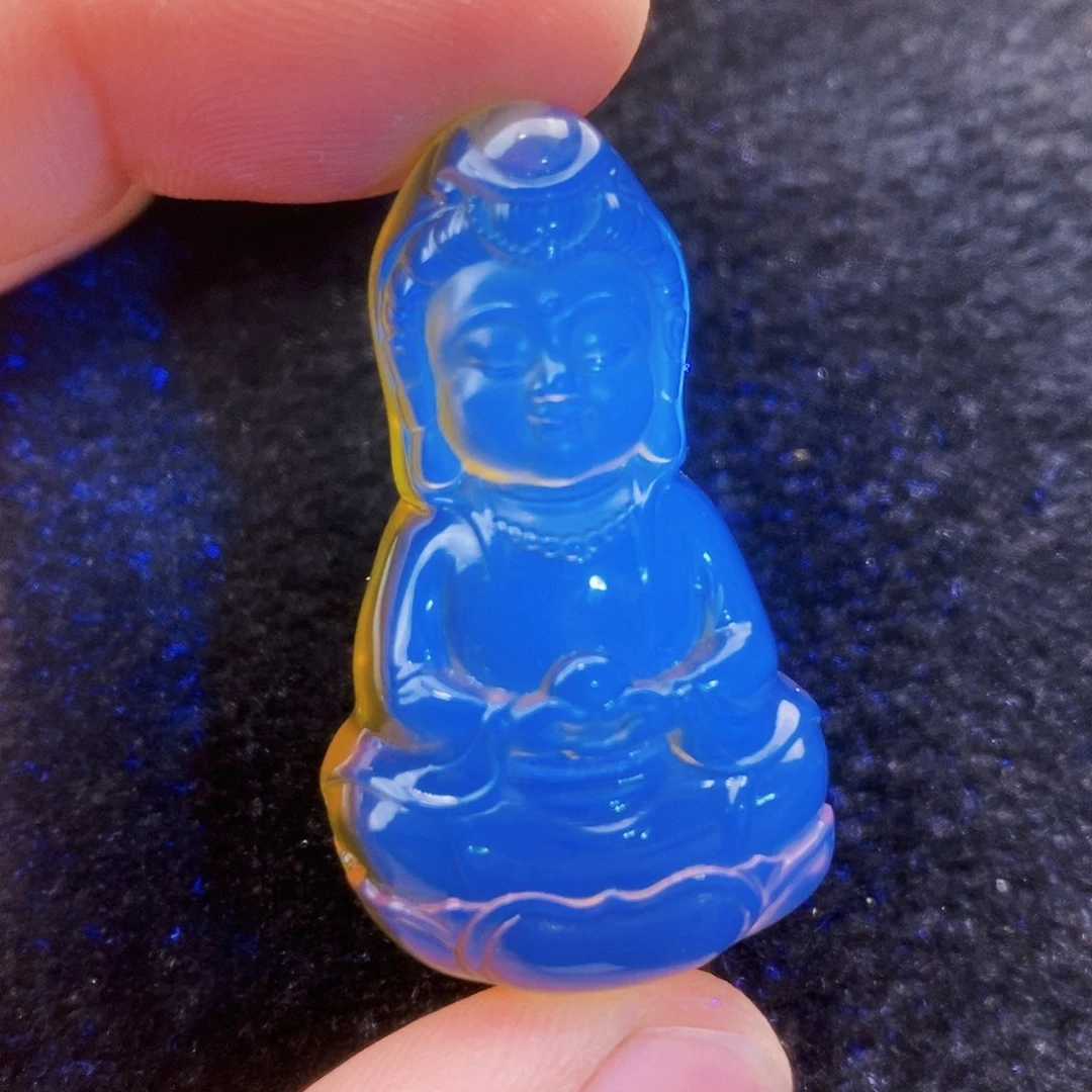 【闪购商品】蓝珀吊坠(不含链)未镶嵌
