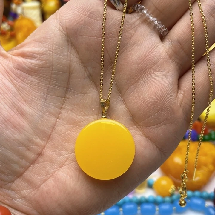 树脂制品72号锁骨链