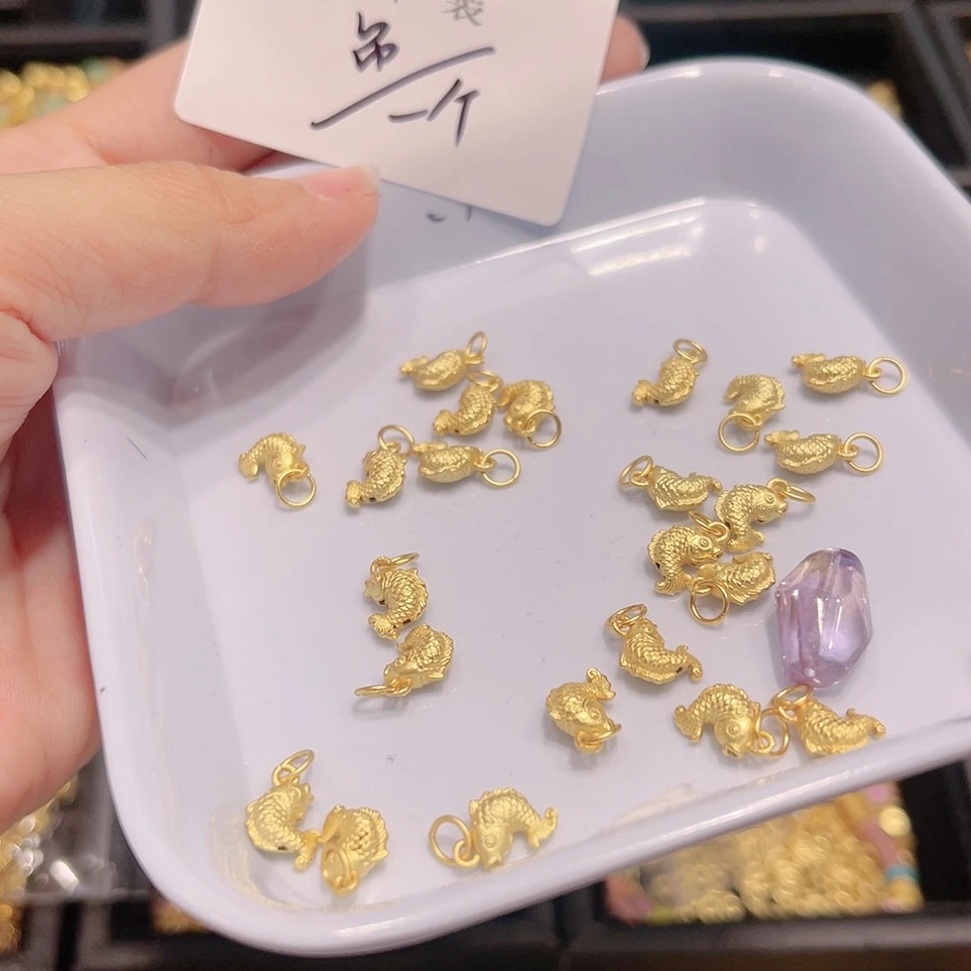 水晶珠宝半成品银S925镀金镶嵌2