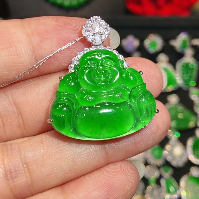 【闪购商品】颈饰未镶嵌翡翠天然翡翠