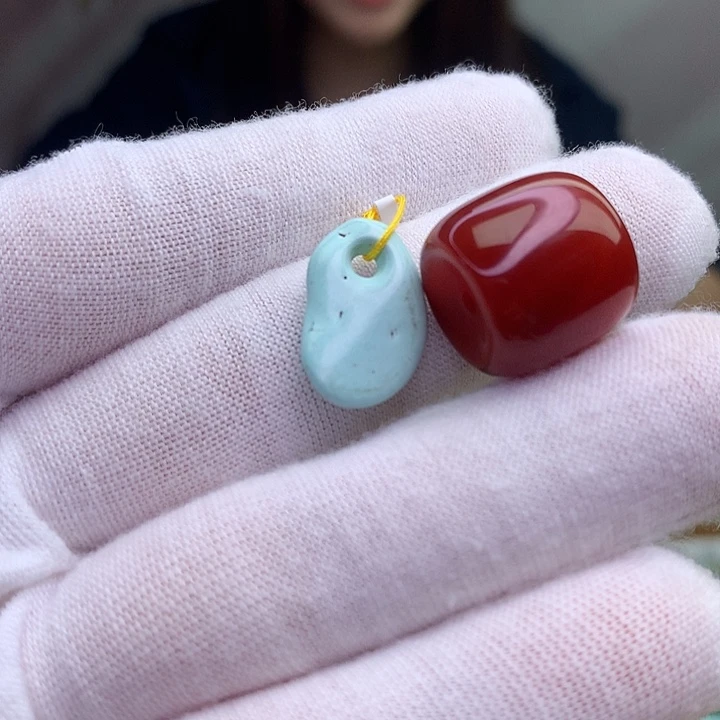 ****琳未镶嵌原矿玛瑙/玉髓