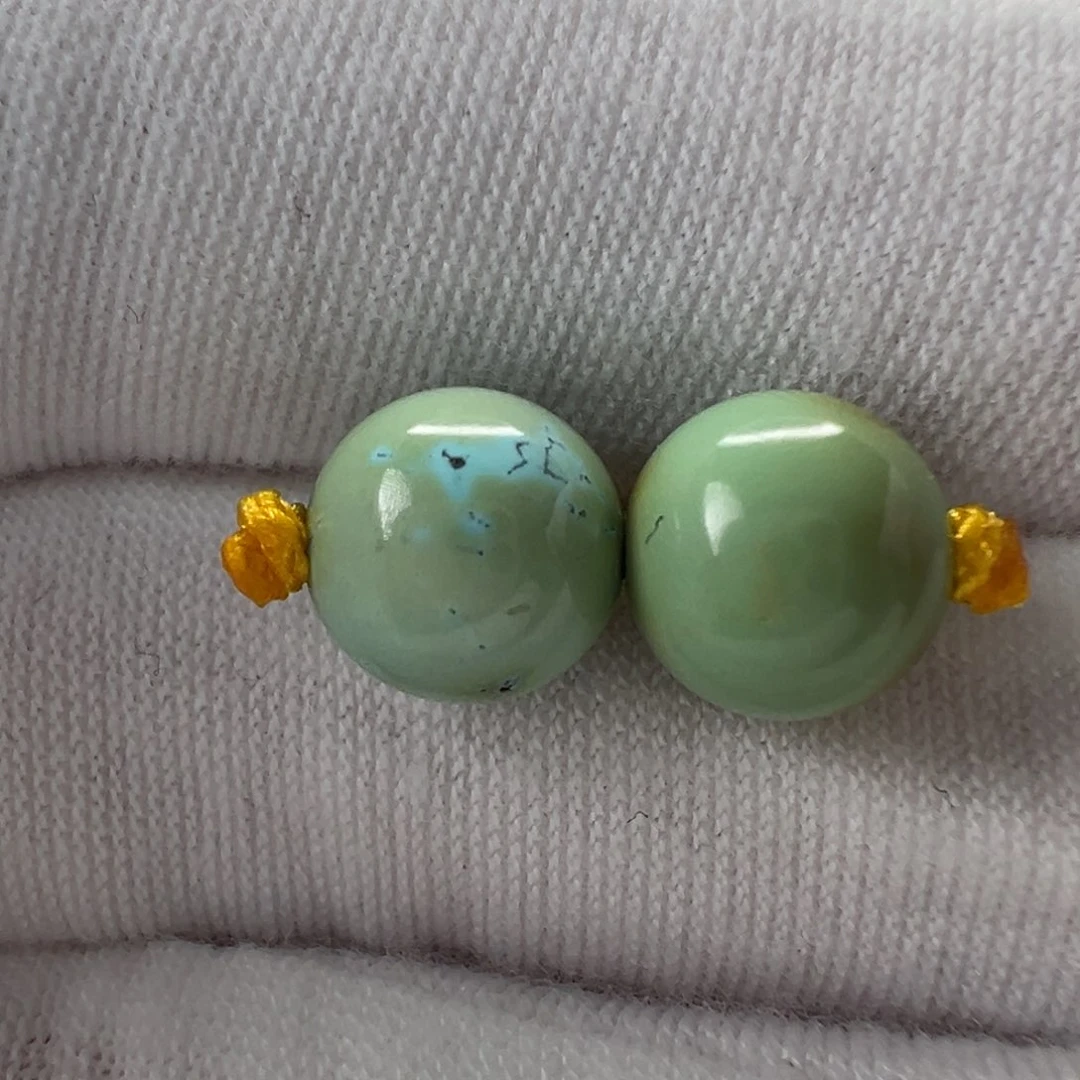 未镶嵌绿松石圆珠8.1mm