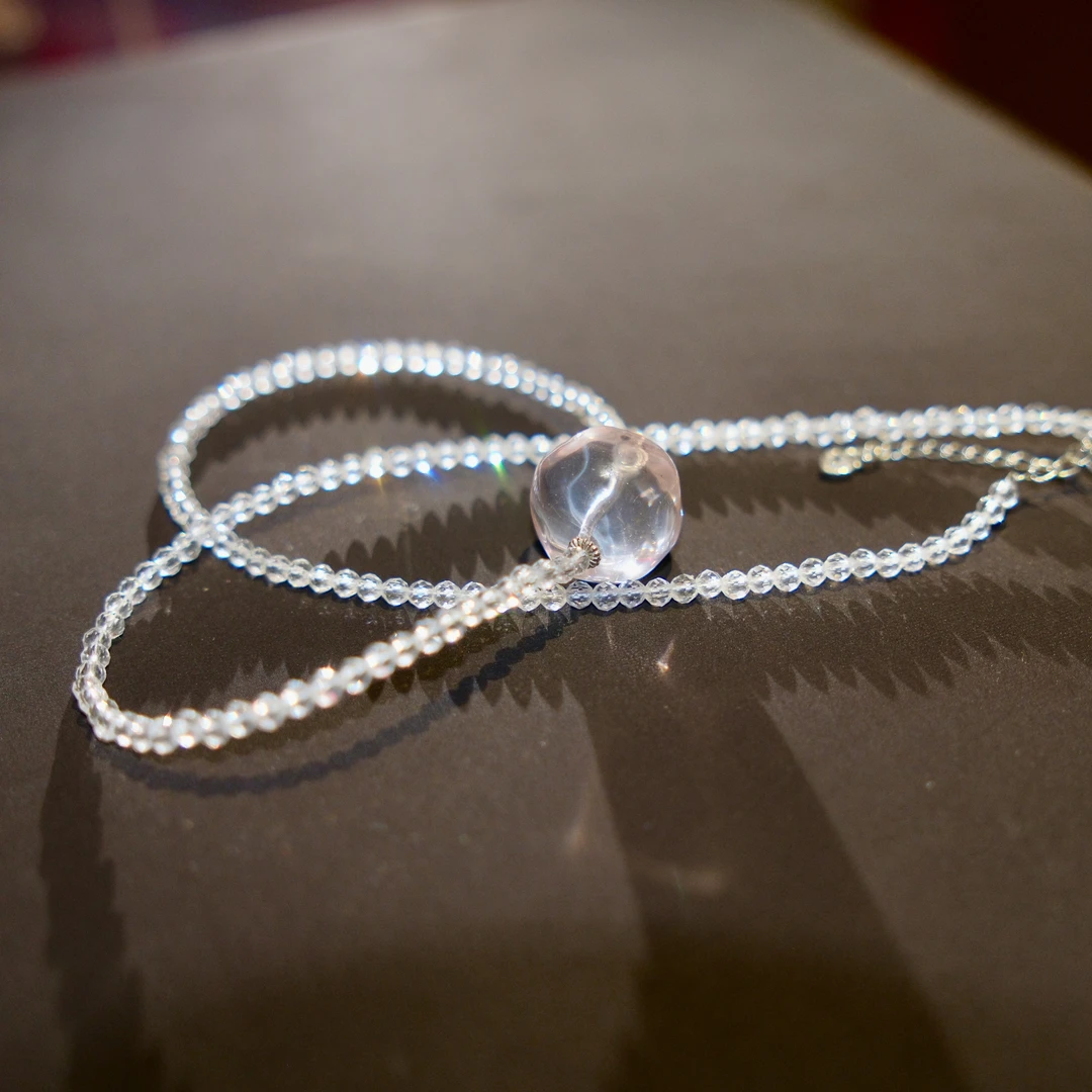 铜合金项链 爱之神 | 粉色珠珠系列女神之爱项链