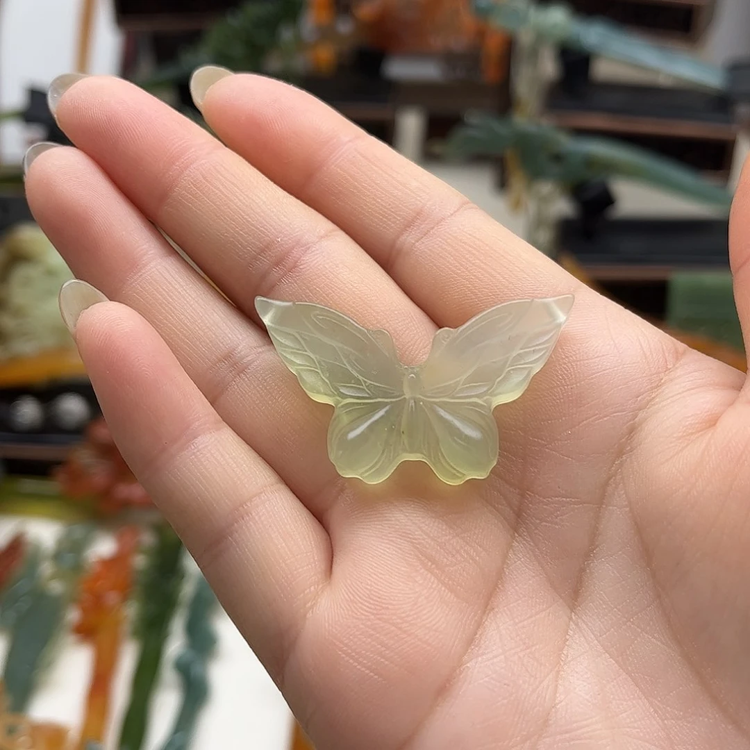蛇纹石玉未镶嵌岫玉挂坠