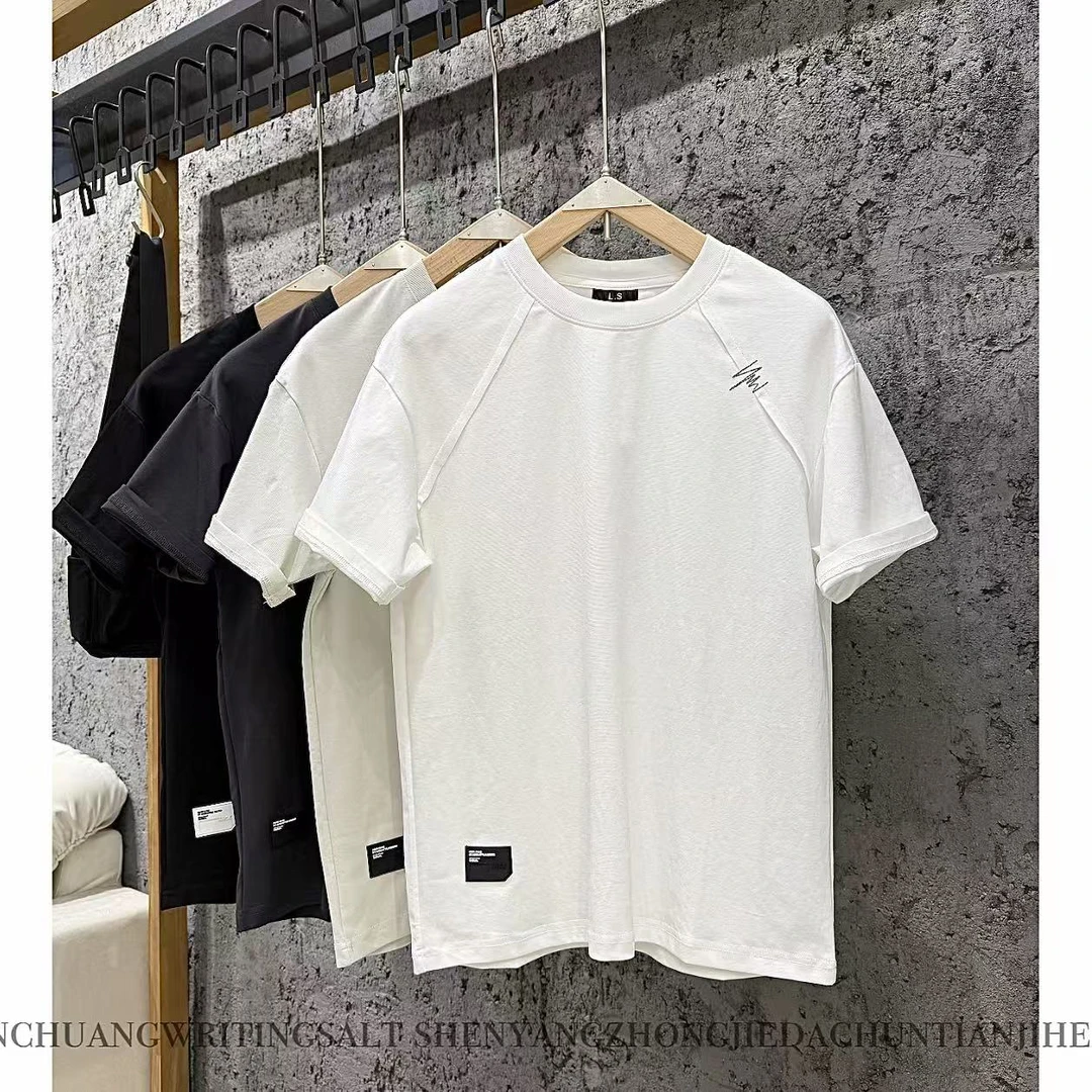 夏季新款T恤圆领半袖百搭休闲2579