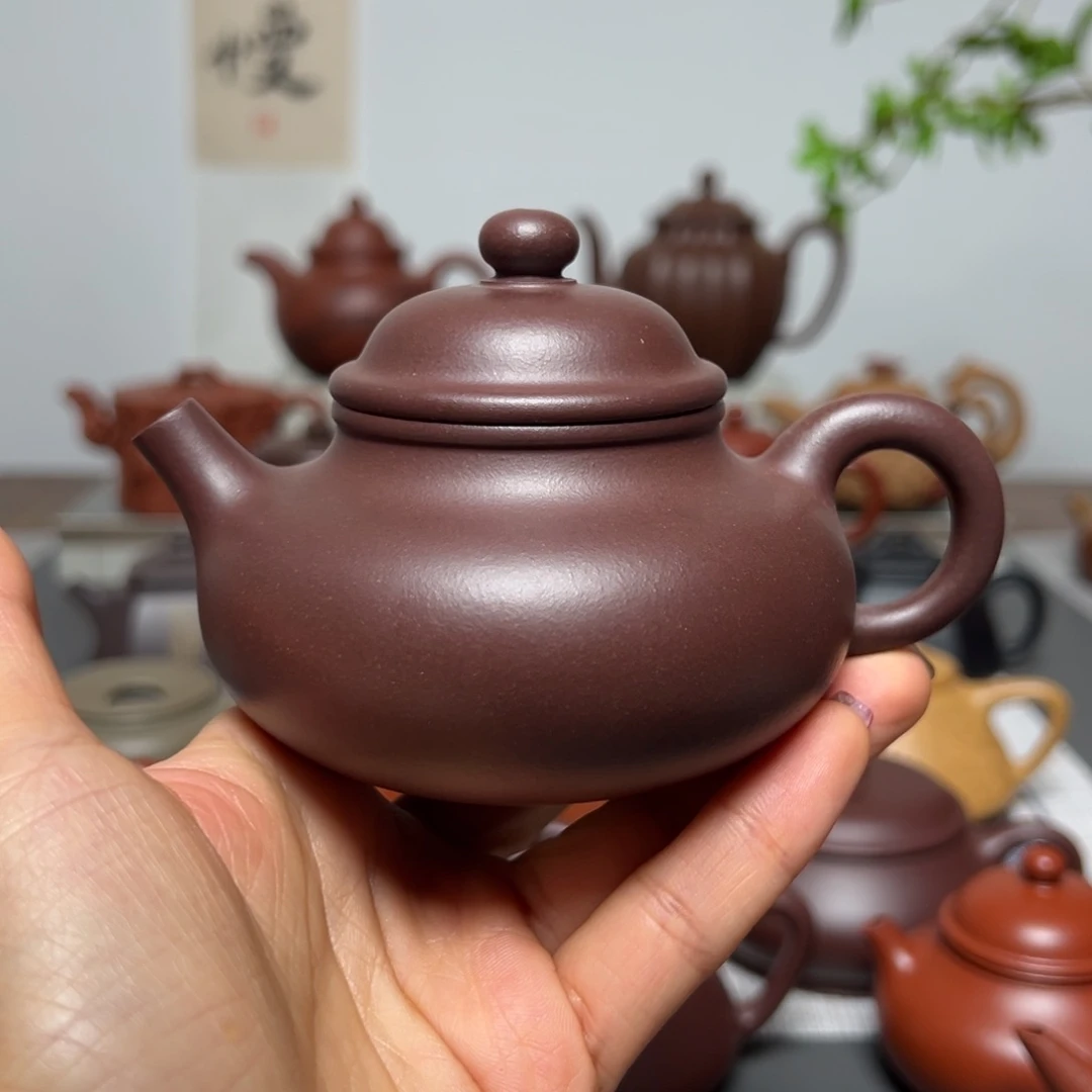 紫砂茶壶D****p老紫泥容天