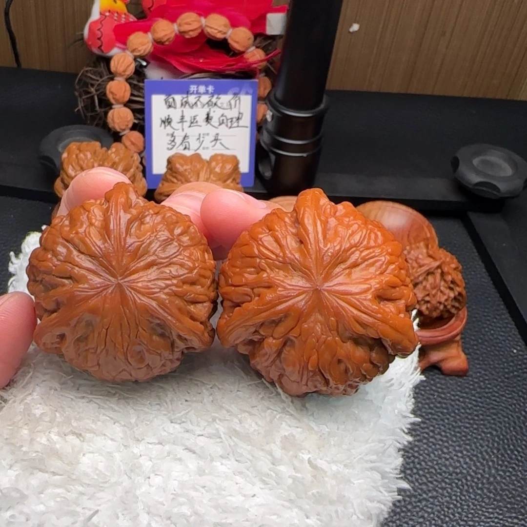 文玩核桃把件锤奔42
