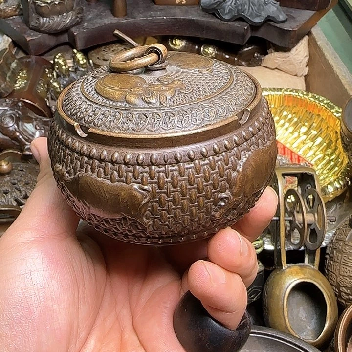 铜器办公室茶室摆件