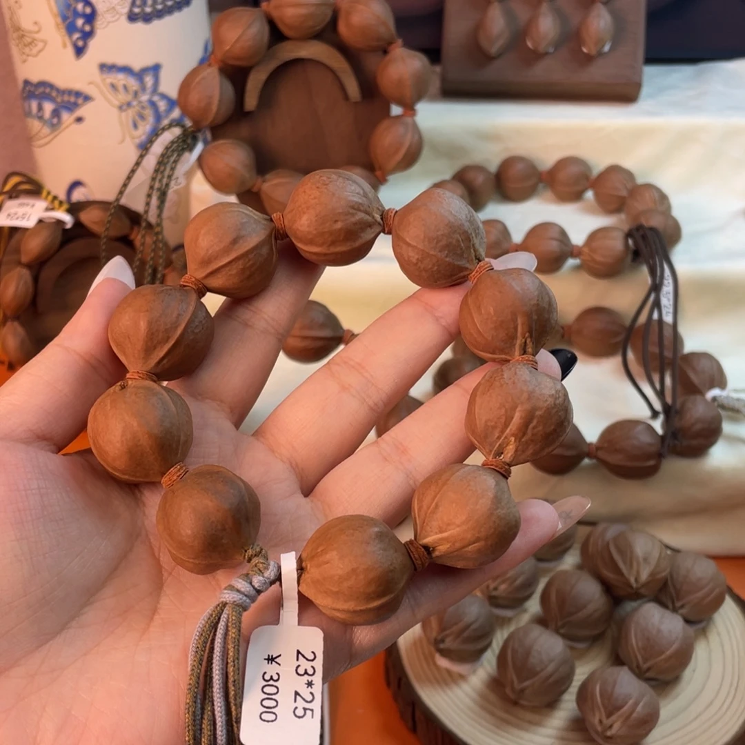 仰***笑橄榄核手串/手链2325梅林铁核