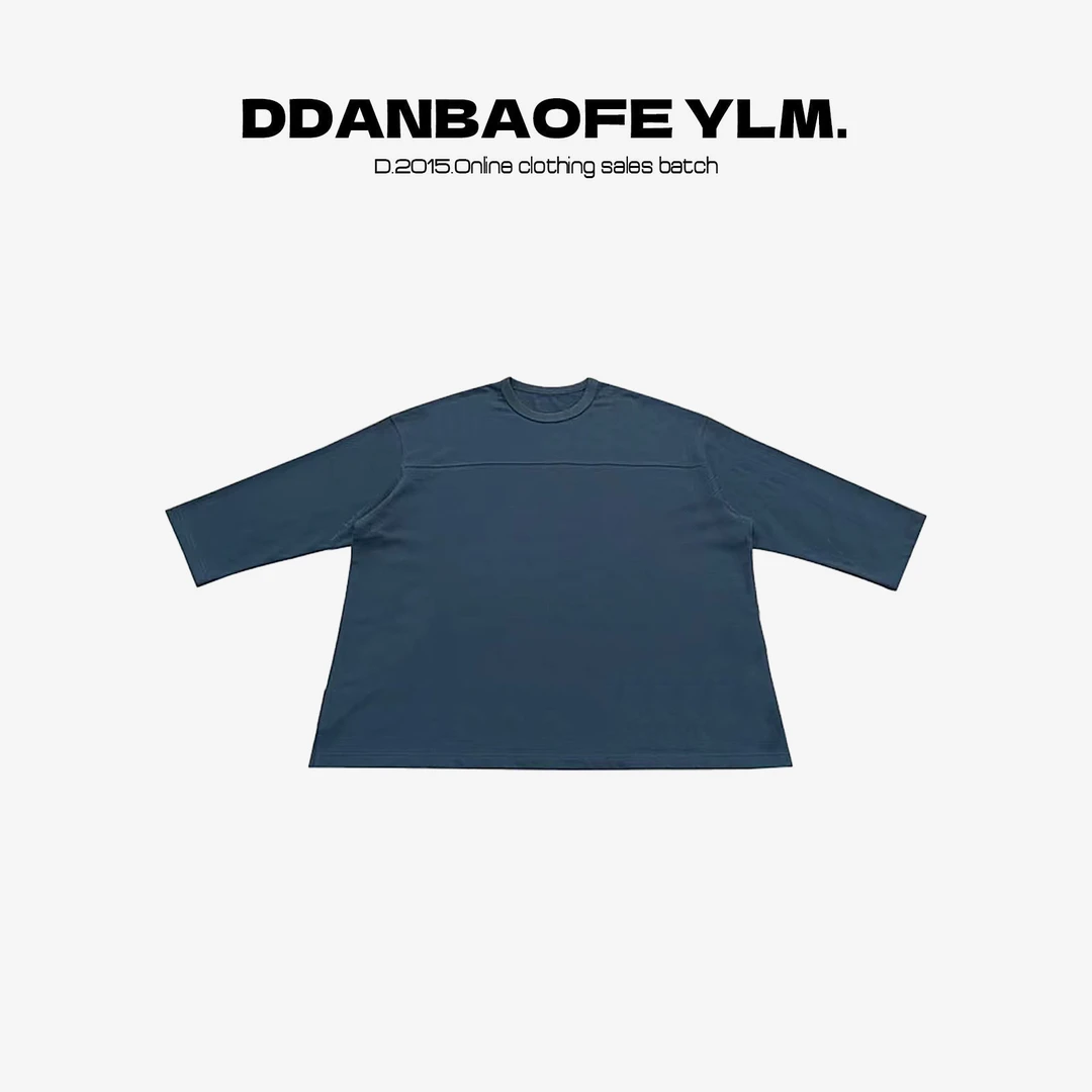 【DAYO预】七分袖落肩卫衣宽松廓形上衣 YLM001206