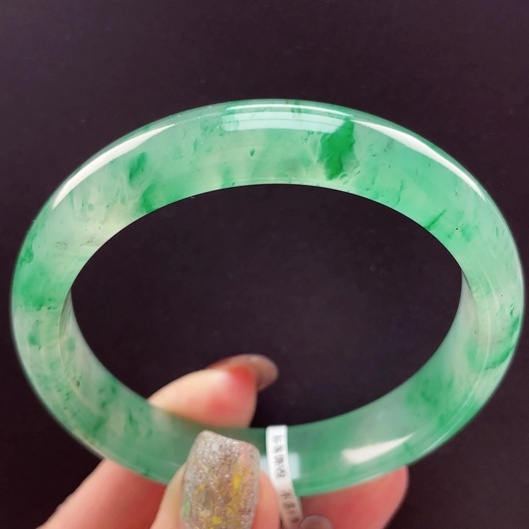 石英质玉未镶嵌手镯54-55