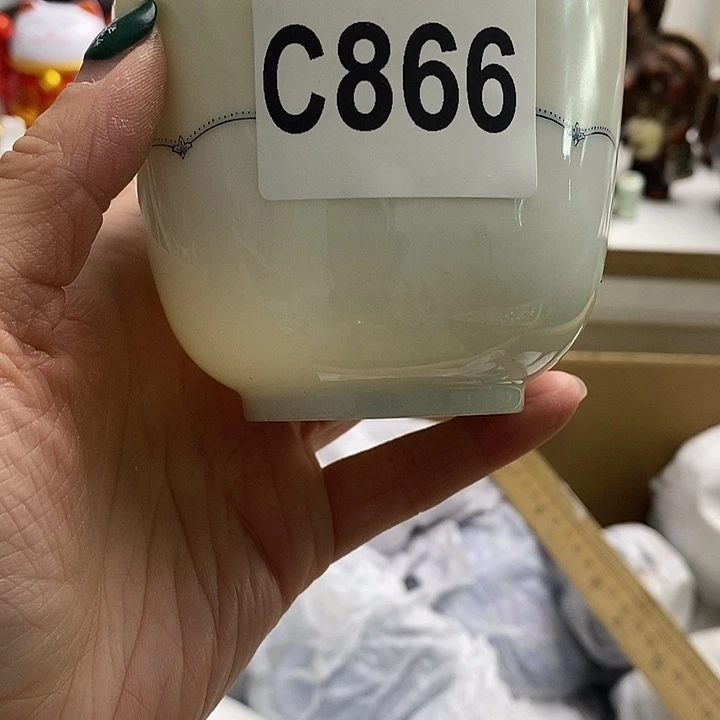 紫砂茶杯特***花我们都要努力成为最优秀的自己