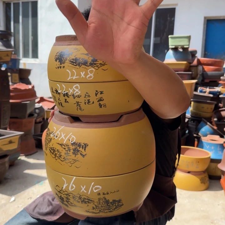 紫砂花盆紫砂花盆