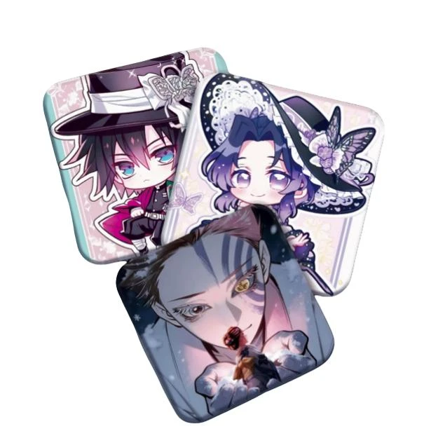 【转盘保底两包】鬼灭之刃·双闪大吧唧·同人二创 徽章谷子 收藏卡牌