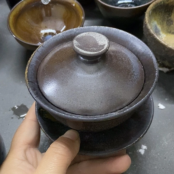 佛***5茶盏54 建窑建盏微瑕