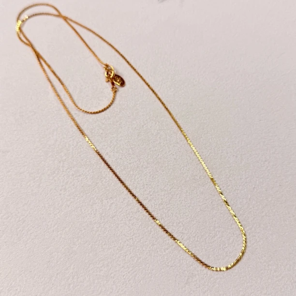 铜合金项链 【六六中古】孤品简约项链ty1930链长59
