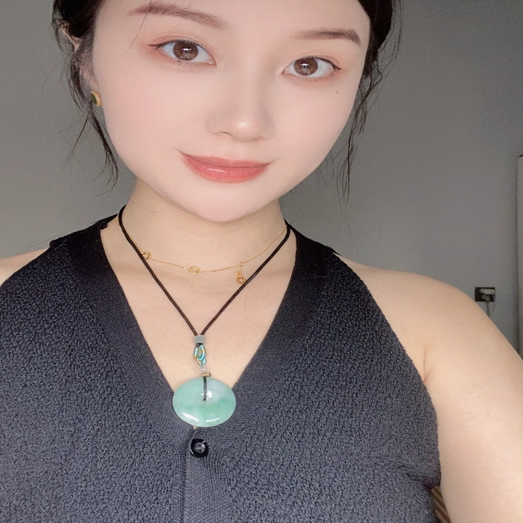 翡翠平安扣卡30左右多样性发一件