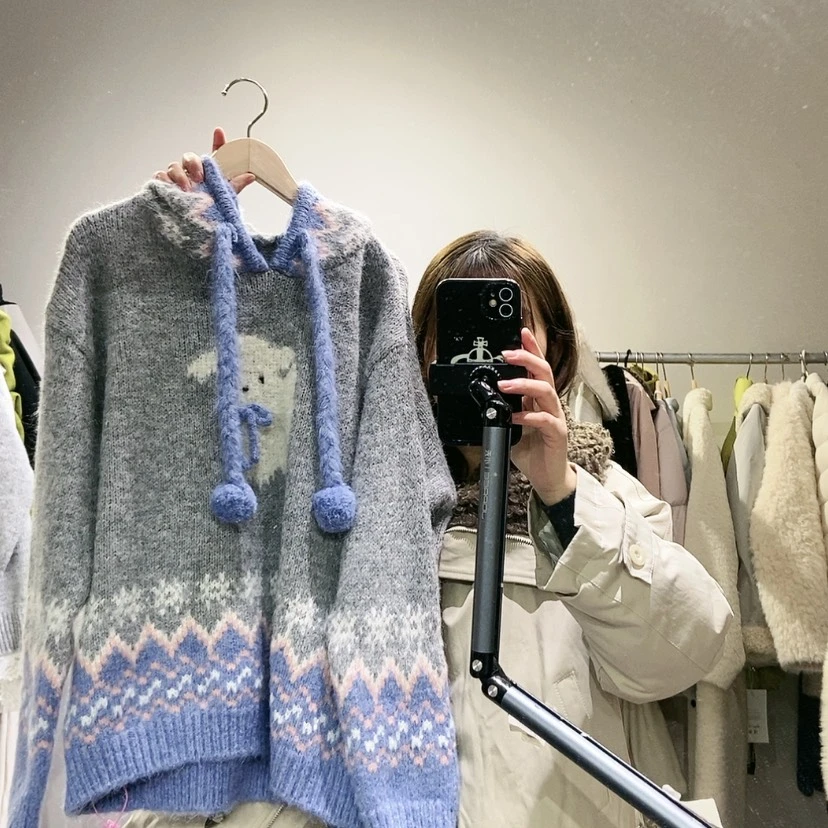 【闪购商品】灰色套头