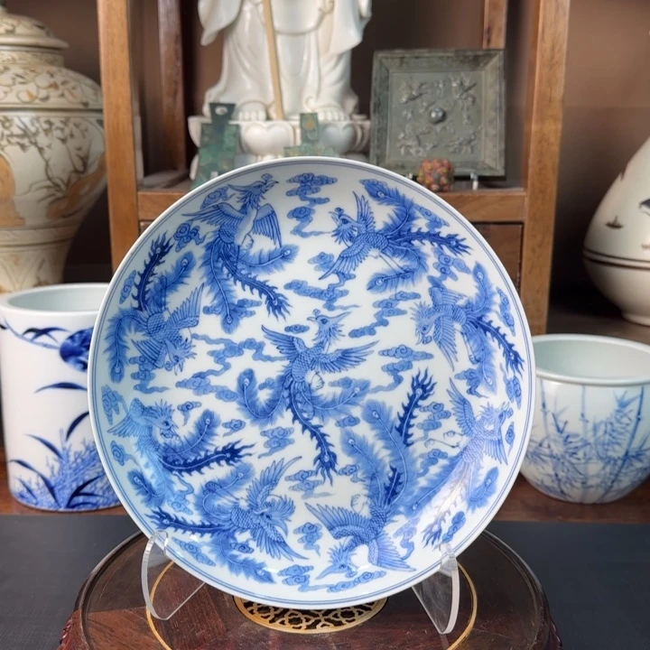 陶瓷000000000001九凤盘子