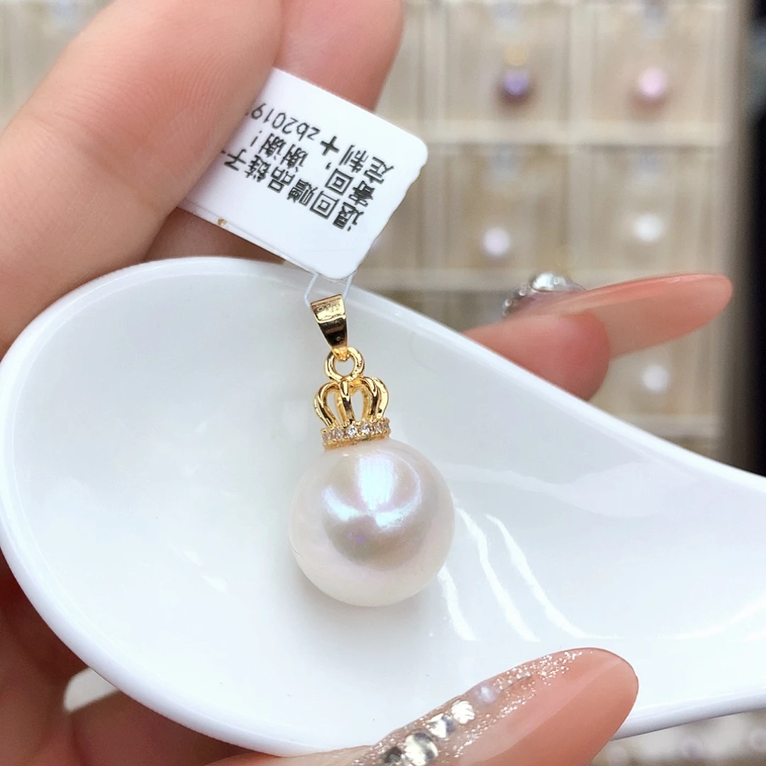 淡水珍珠合金吊坠(不含链)