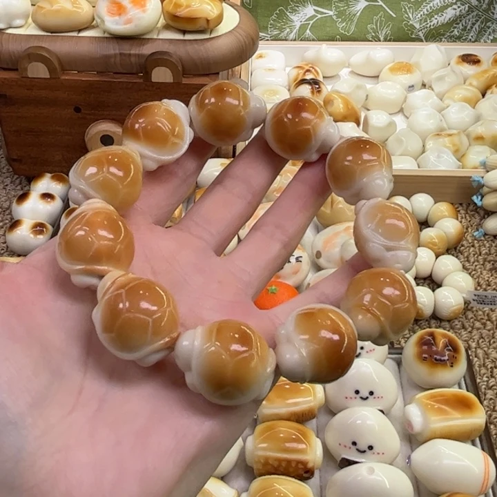 菩提根/象牙果把件12.4.24象牙果碳烤乌龟