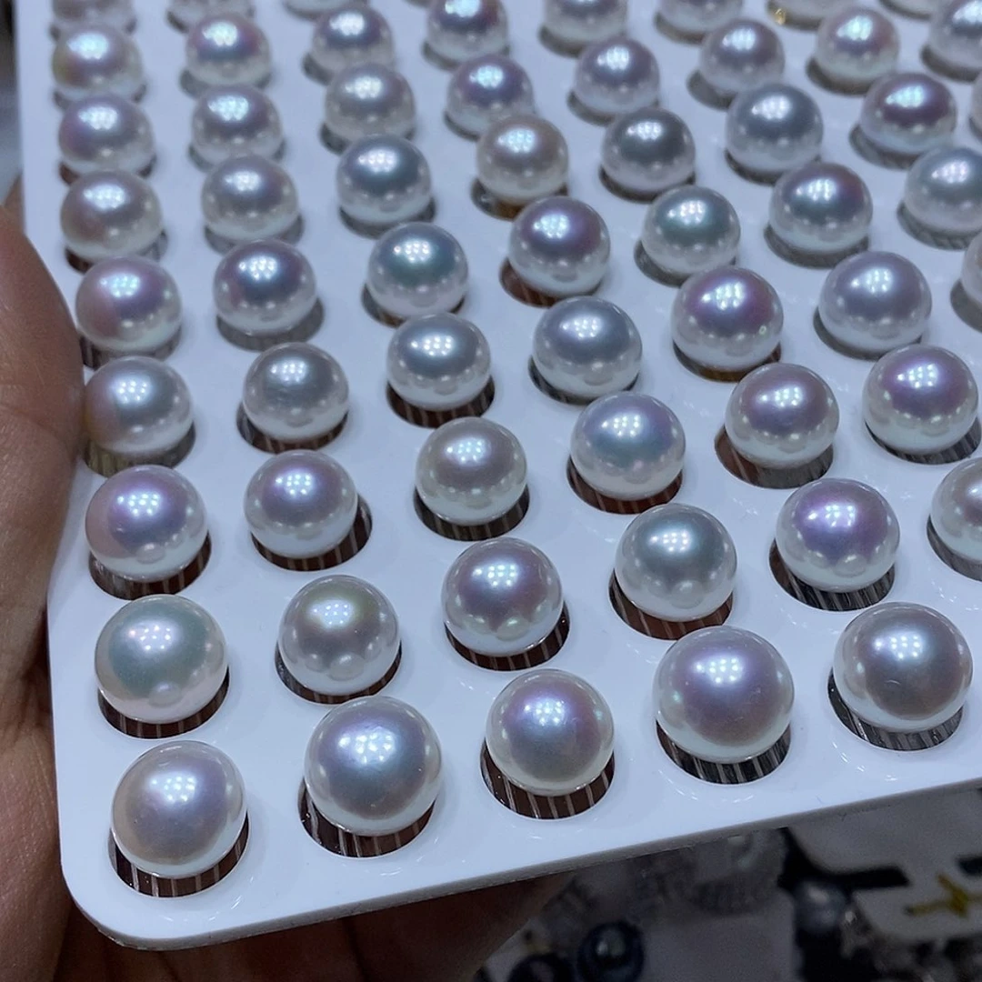 淡水珍珠耳钉未镶嵌