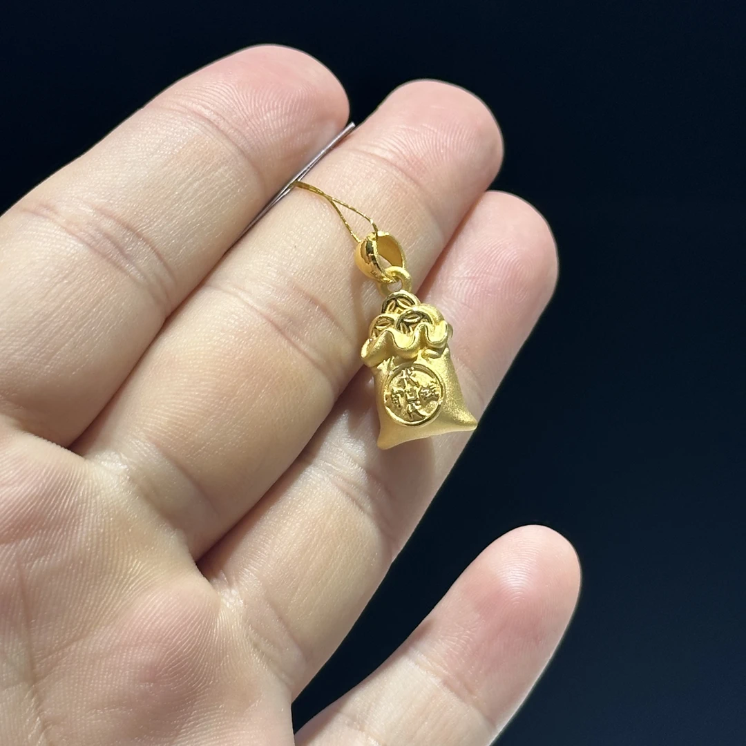 足金999 代代有钱吊坠 2.852