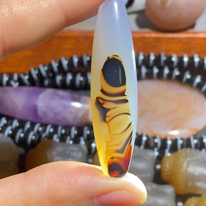 玛瑙/玉髓未镶嵌项链