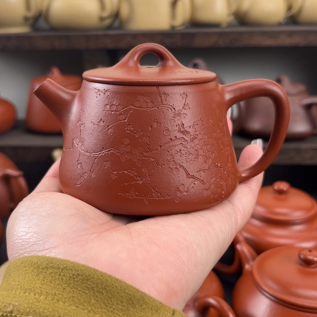 紫砂茶壶用****1全手高石瓢180毫升