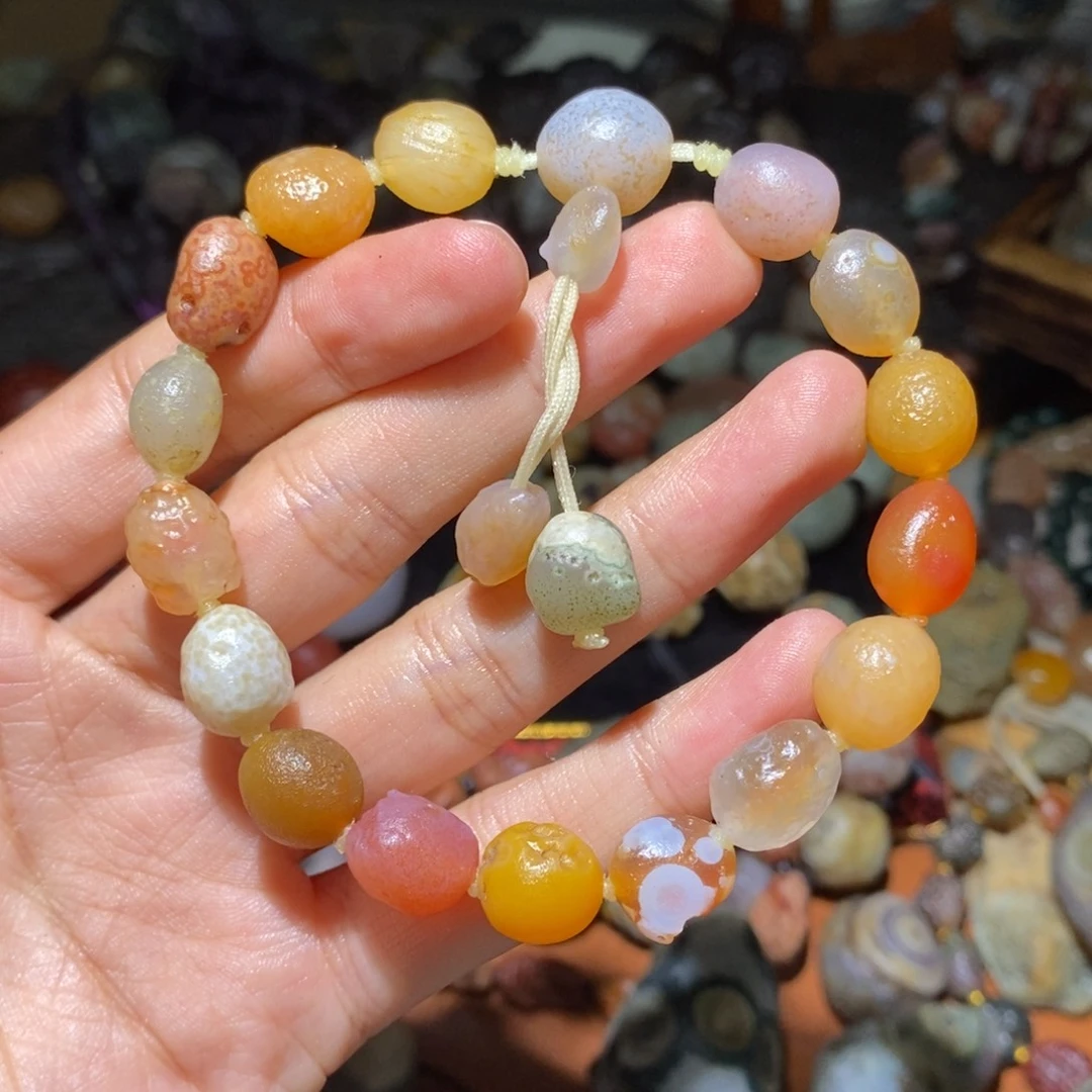 未镶嵌玛瑙/玉髓珠宝半成品