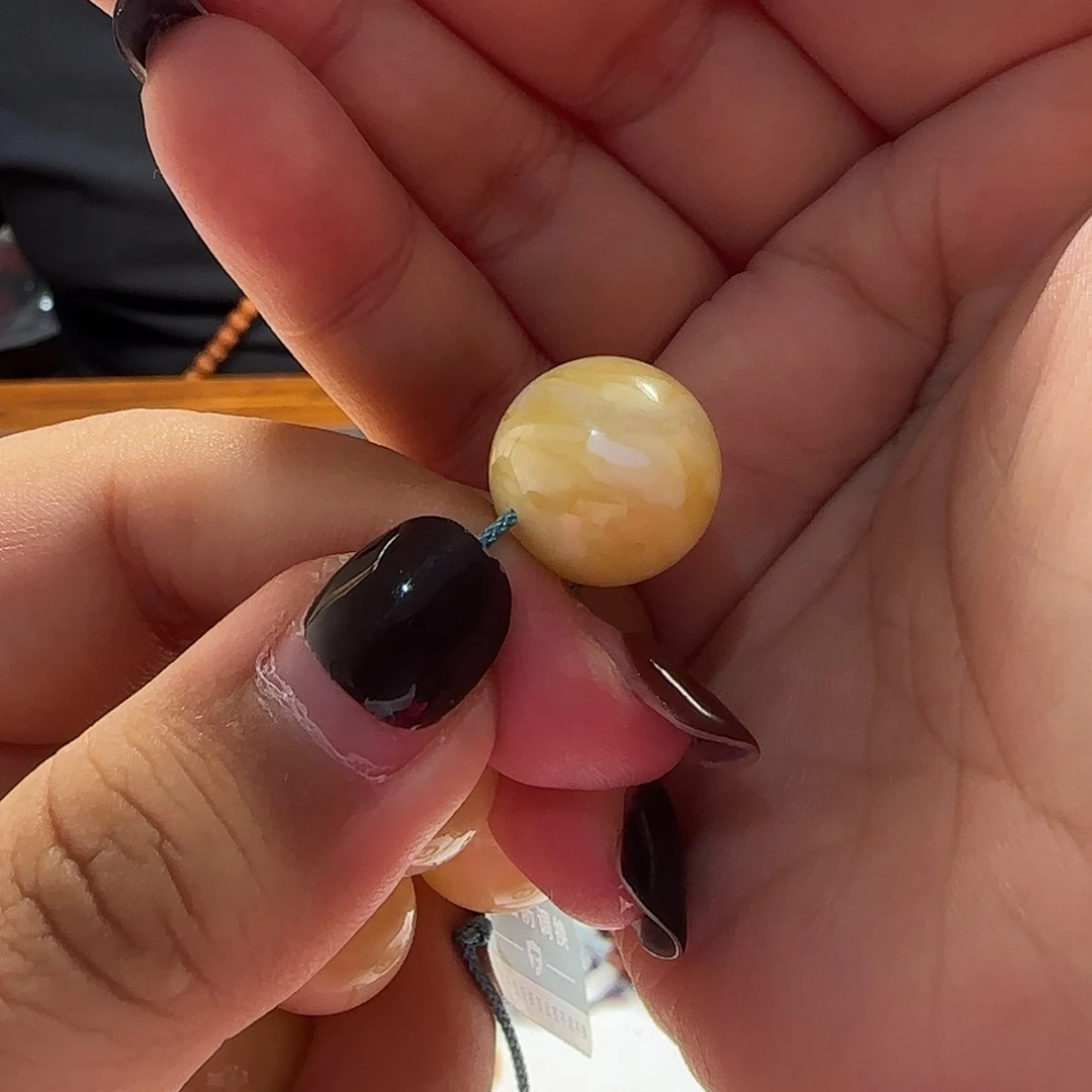 未镶嵌琥珀裸石圆珠蜜蜡A26