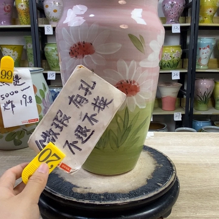 景德镇高温陶瓷花盆