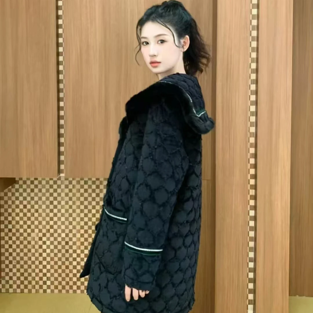 原MU闪闪星光加绒加厚可外穿原木设计款家居服睡衣