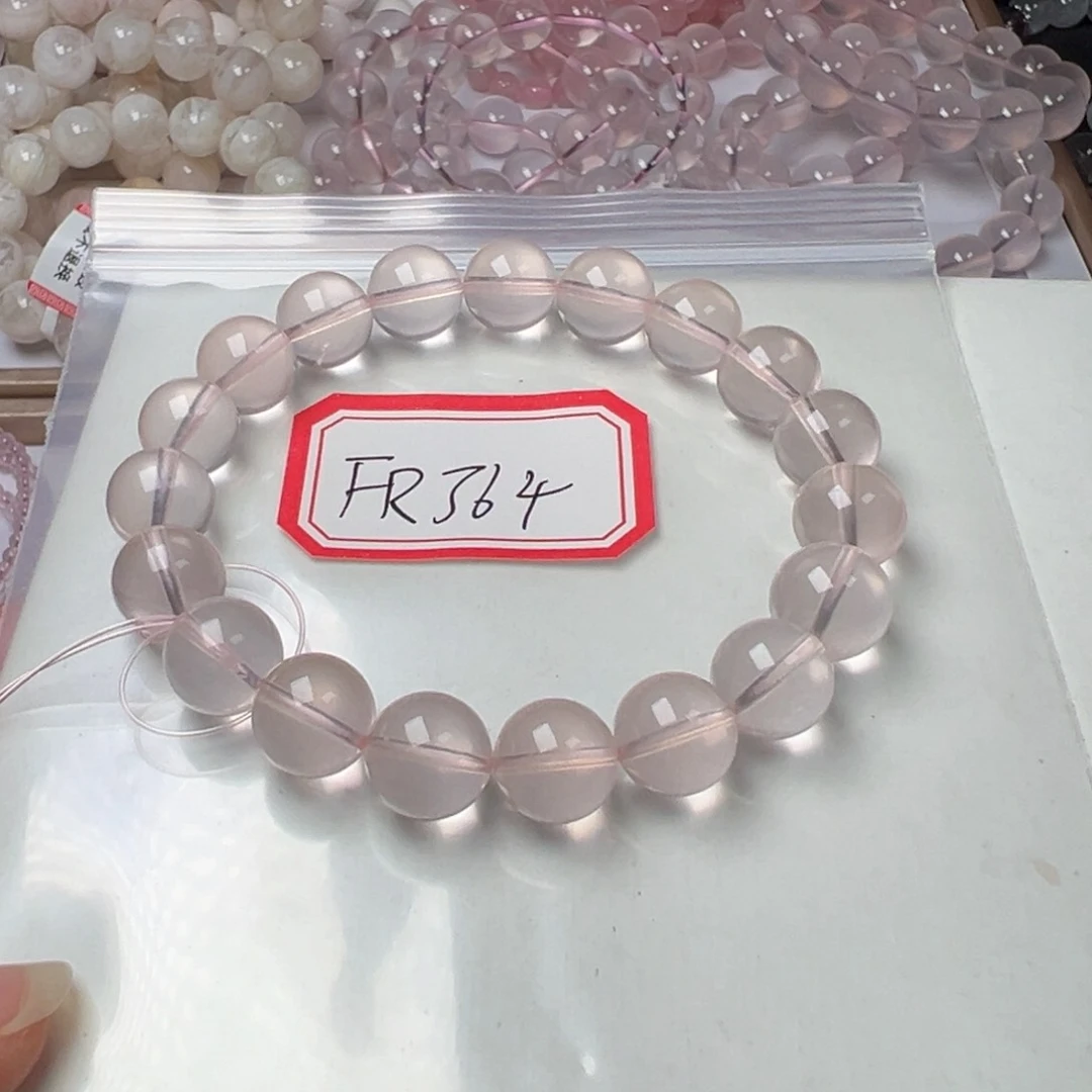 水晶手链未镶嵌雪*筒水晶10.5mm左右