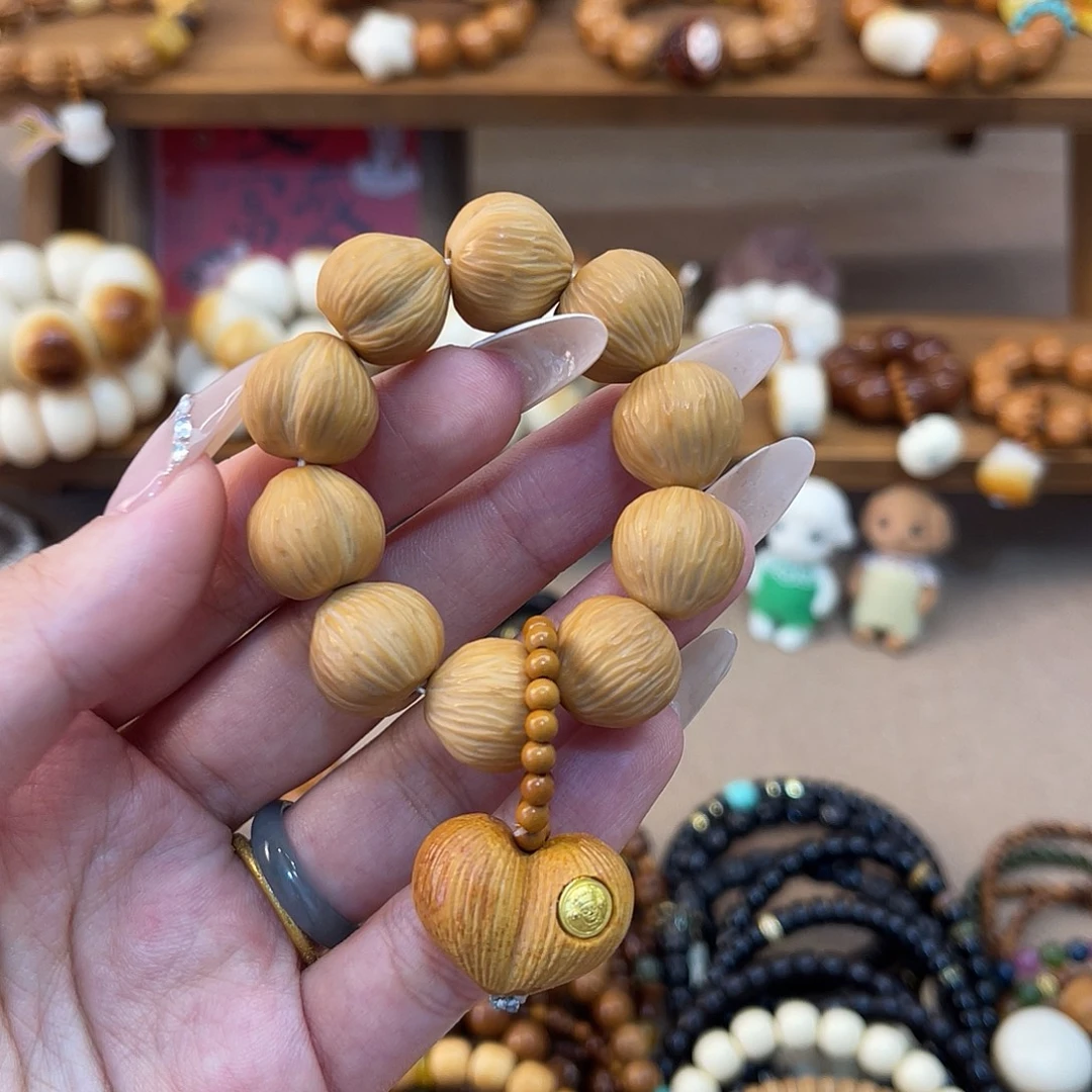 手串猴头核桃爱心手捻