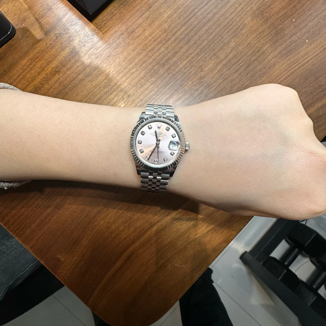 99新 Rolex/劳力士 一表一友/278274/女款粉钻日志/23全套