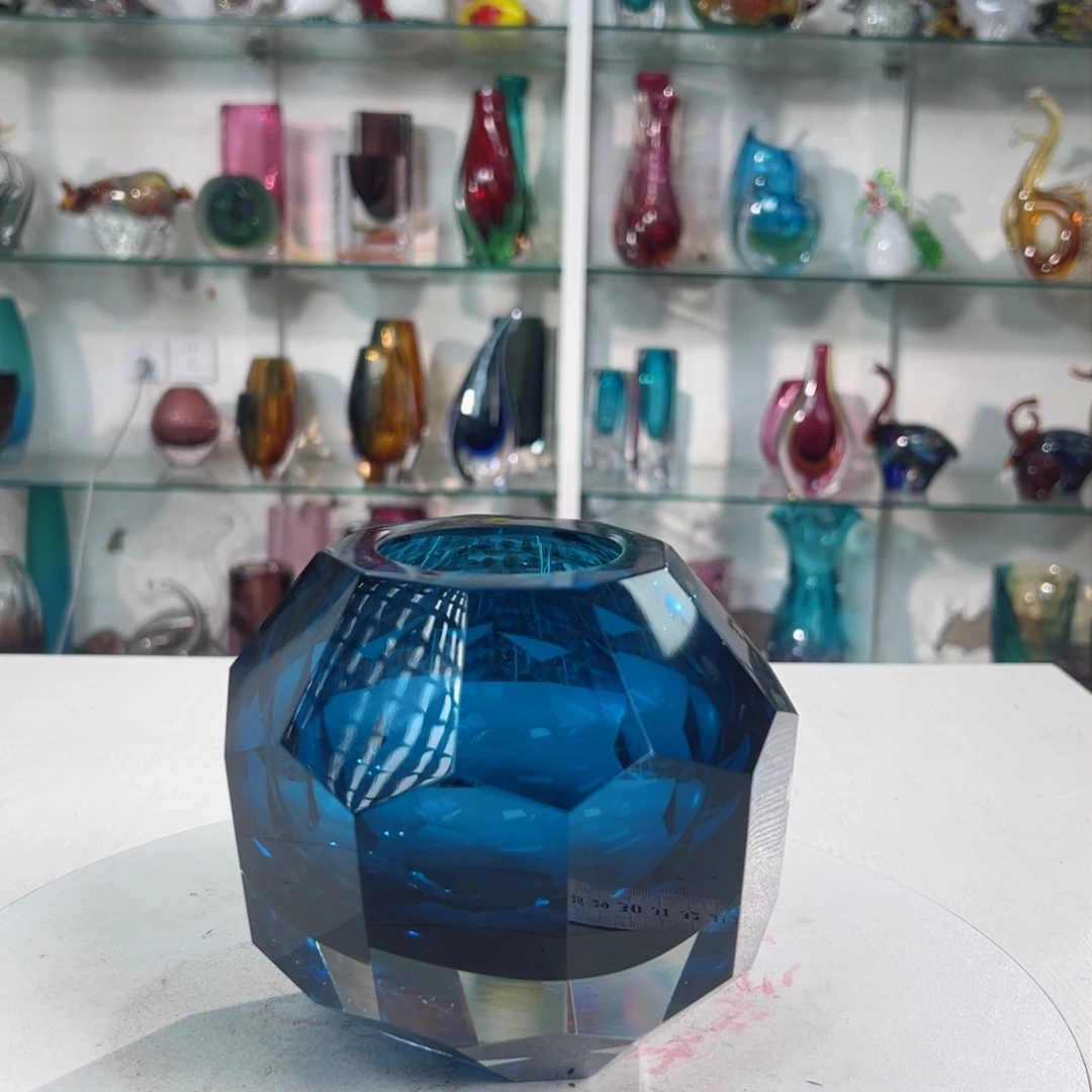 12 高轻奢琉璃花器福利正常手工痕迹