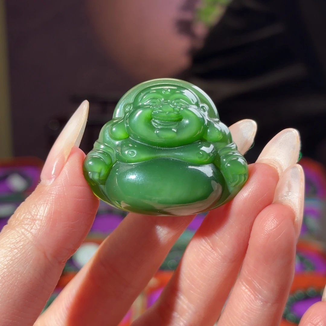 和田玉（碧玉）未镶嵌吊坠(不含链)