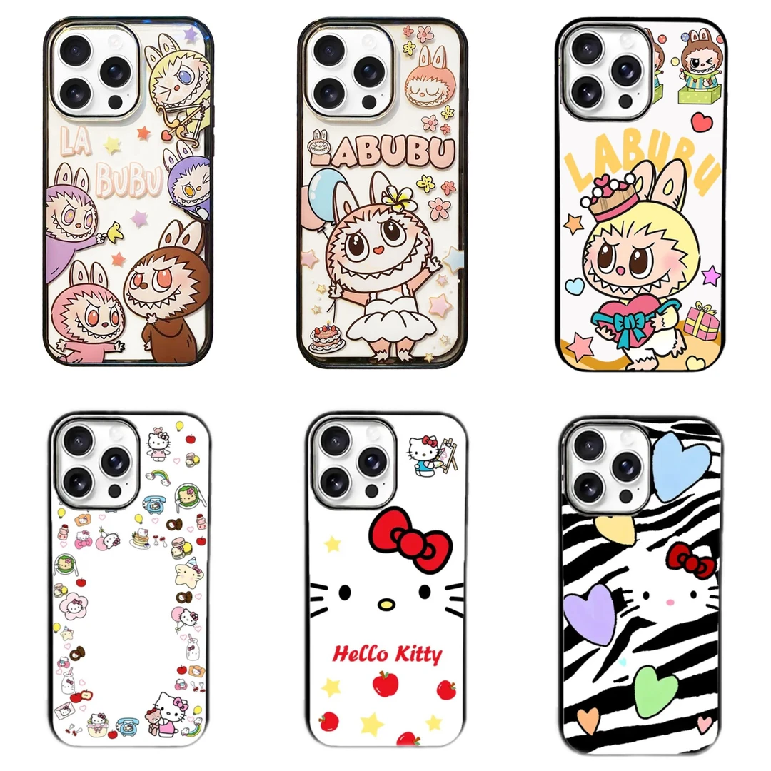 简约轻薄壳体拉布布KT系列适用苹果16promax-13创意透明手机壳