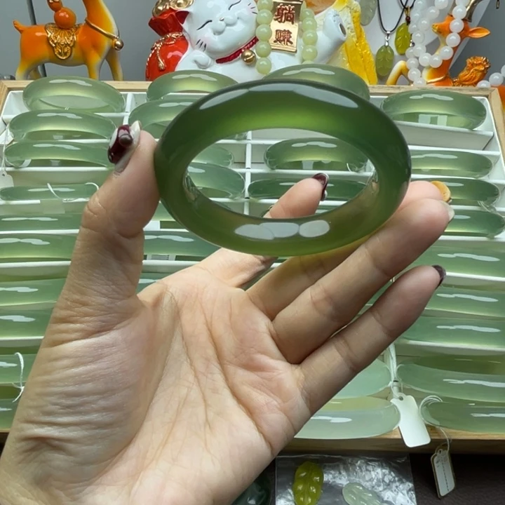 岫玉未镶嵌手镯岫玉