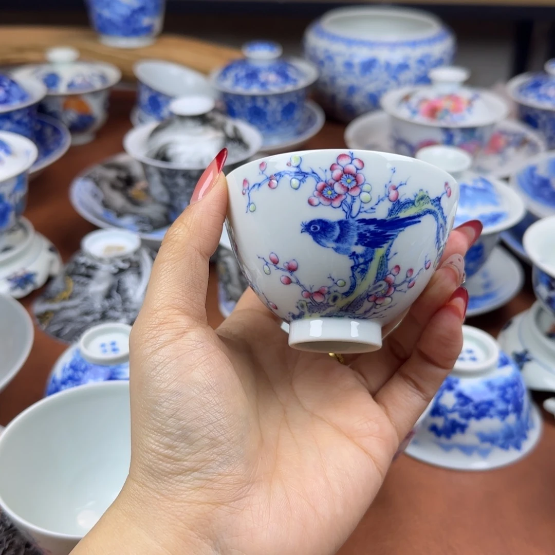 陶景德镇陶瓷手绘杯子